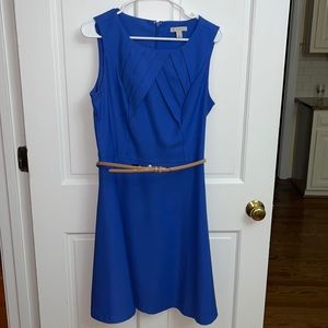 Cute fit and flare dress!